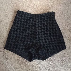 American Apparel Houndstooth Tap shorts