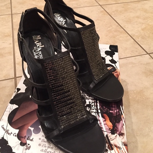 Cole Haan Air Lalita Black Leather Sandal