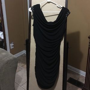 Mini black dress