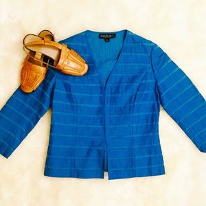 Lafayette 148 Cotton Pleat Jacket