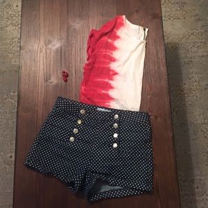 Polka Dot Sailor Shorts