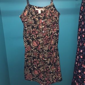 Spaghetti Strap Dress with Buttons