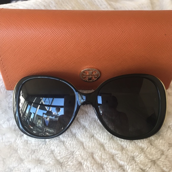 authentic Tory Burch sunglasses, polarized.