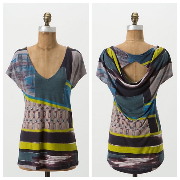 Anthropologie Dewy Tonic Top Tee
