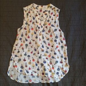 Modcloth hot air balloon hi low shirt