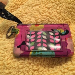 Vera Bradley zip id case