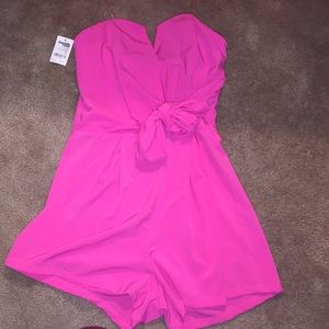 Pink dress like romper