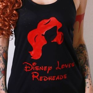Disney Loves Redheads tank