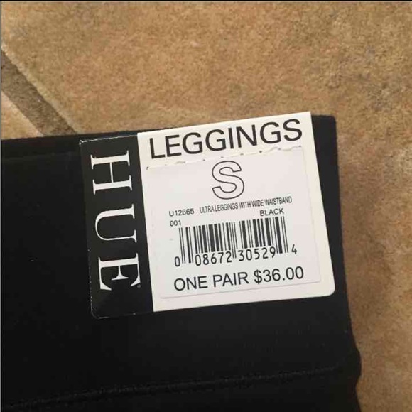 🚨SOLD🚨 HUE ULTRA LEGGING WIDE WAIST BAND - Picture 2 of 4