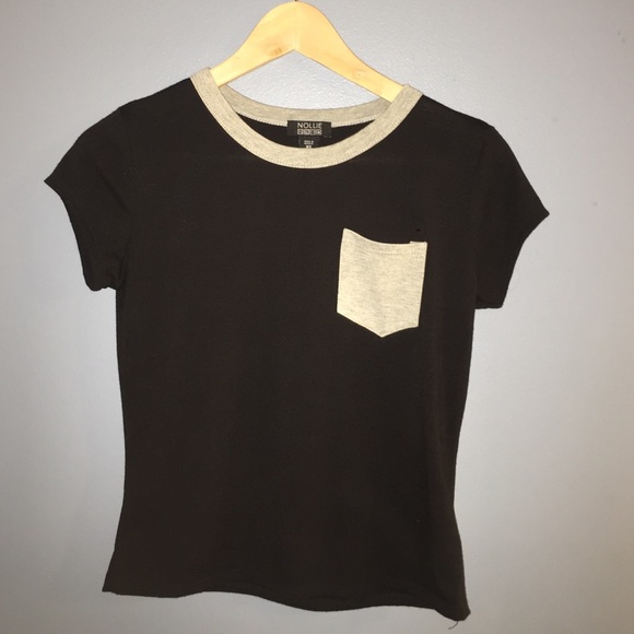 Pacsun Navy and Gray Top