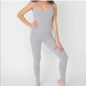 American Apparel unitard Grey