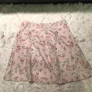 Cute light pink skater skirt