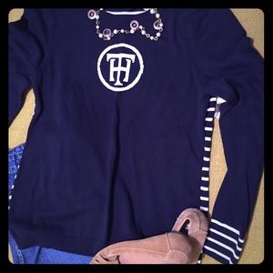 Tommy Hilfiger Navy Blue Sweater