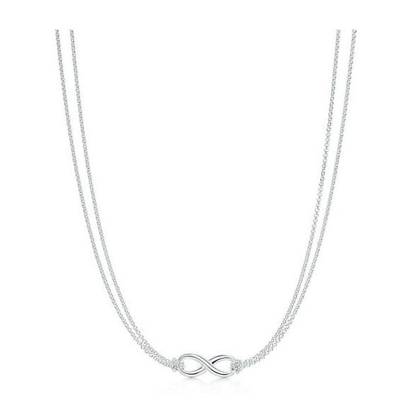 Tiffany & Co. Infinity double chain necklace - Picture 1 of 3