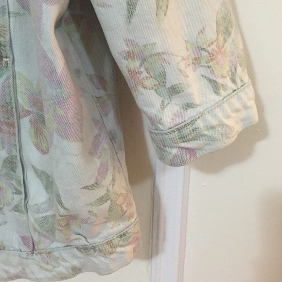 Zara floral denim jacket - Picture 4 of 6