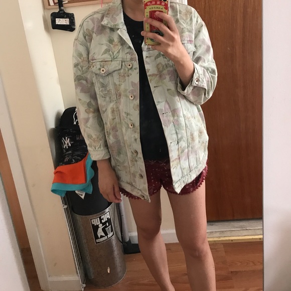 Zara floral denim jacket - Picture 5 of 6