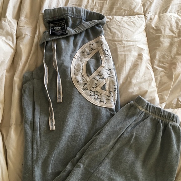 Pink Victoria's Secret sweat pants