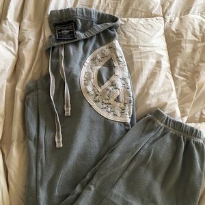 Pink Victoria's Secret sweat pants