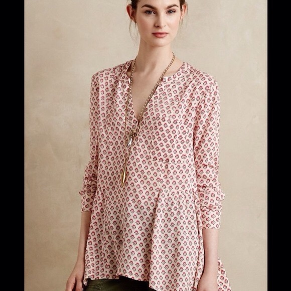 Anthropologie Tops - "SOLD" Anthropologie Laiken Henley
