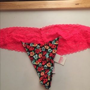 New with tag! Pink by Victoria Secret Thong