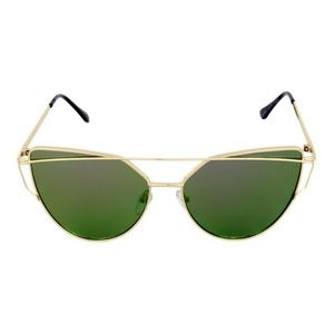 Flash Mirror Light Green Sunglasses Kylie Jenner Flash Mirror Light Green Sunglasses Kylie Jenner