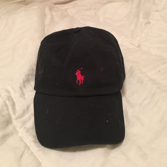 Polo Ralph Lauren black and red hat