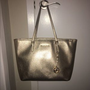 Michael Kors Pale Gold Purse