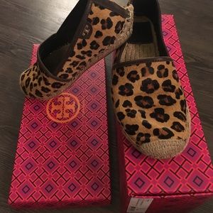 Tory Burch Leopard Espadrilles