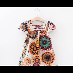 Bundle boho summer dress, owl shoes