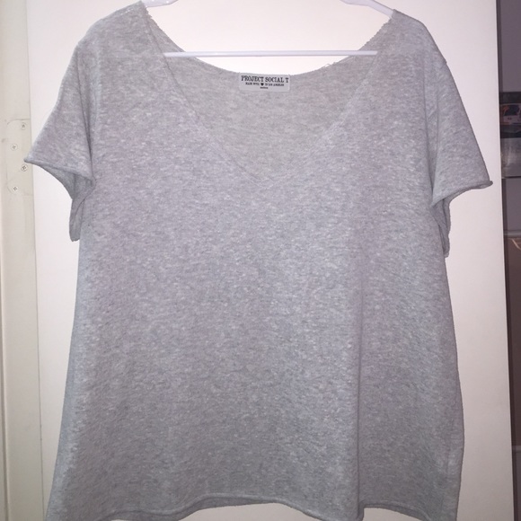 Project Social T v neck every day top