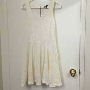 Cream lace dress