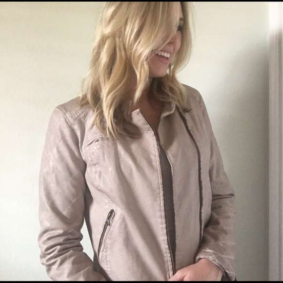 Free People Vegan Leather Jacket