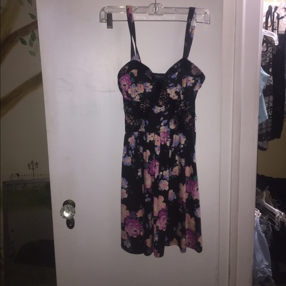 Floral Topshop skater dress