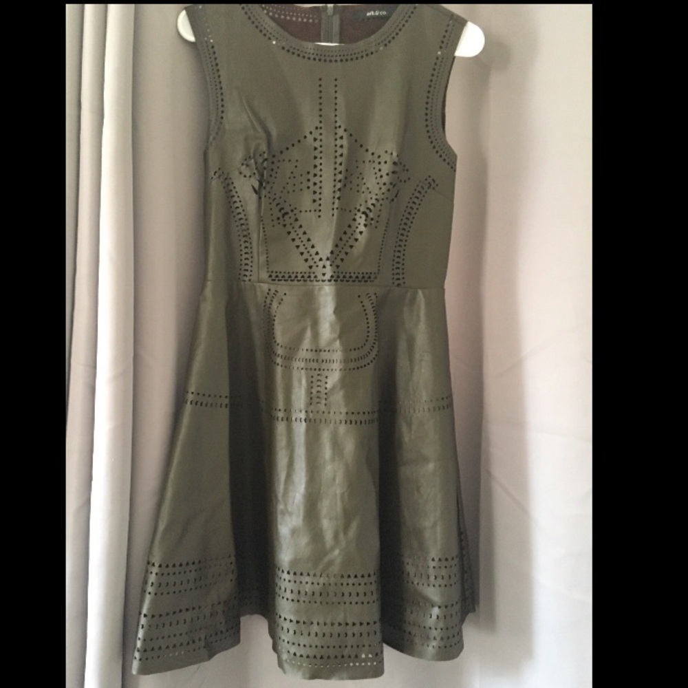Ark & Co. Faux Leather Dress