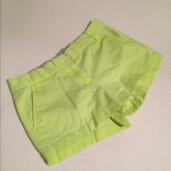 Neon J. Crew Chino Shorts