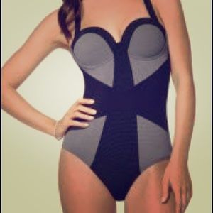 SPANX Structured Colorblock Swimsuit