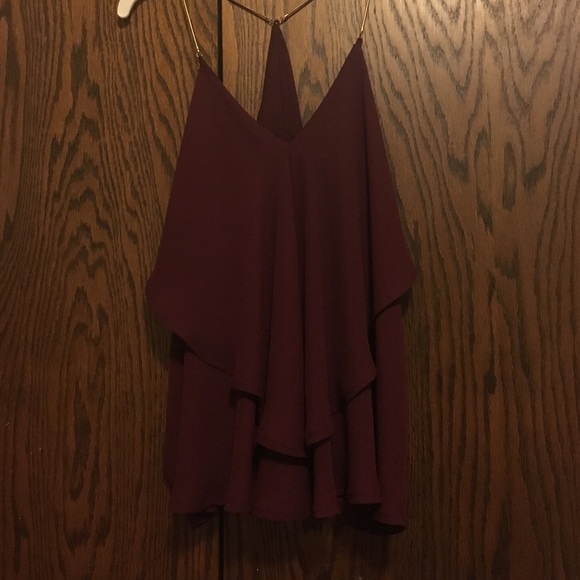Charlotte Russe Tops - 🛑DONATING SOON🛑 Maroon party top
