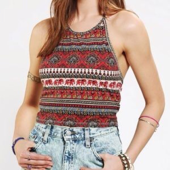Urban Outfitters Tops - Tribal Print Halter Top