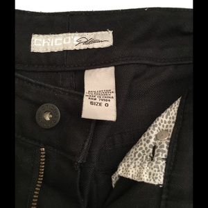 Chicos platinum jeans, black