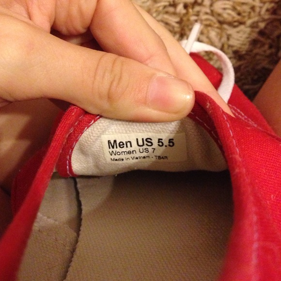 Red Vans - Picture 3 of 3