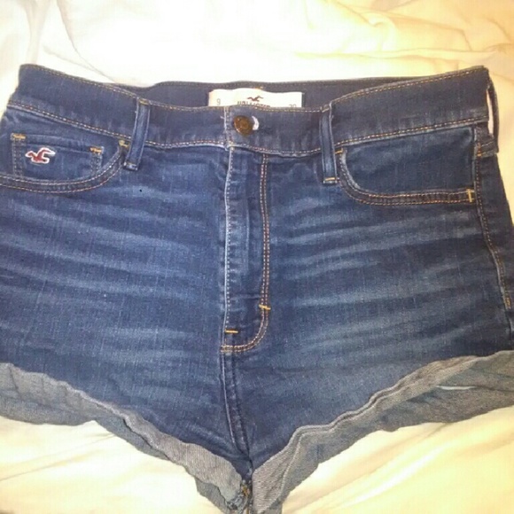 Jean high waisted shorts