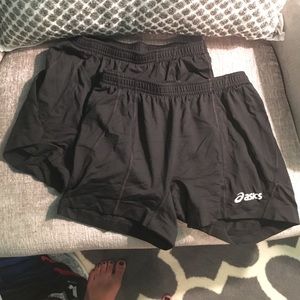 Two pairs Asics spandex