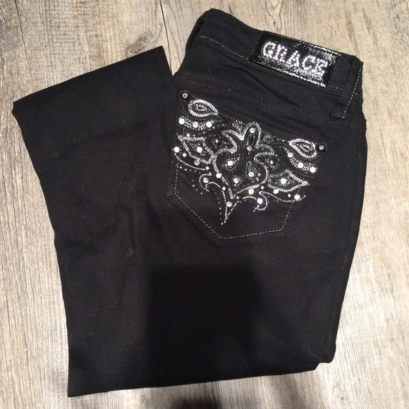 🎉SALE🎉Rhinestone  BUCKLE Grace in LA jeans