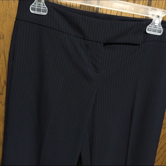 NY&CO Navy Pinstripe Pants