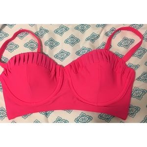 Pink bathing suit top