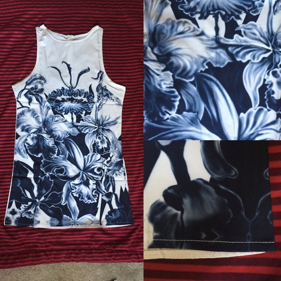 NWOT•SLIM FLORAL DRESS - Picture 2 of 2