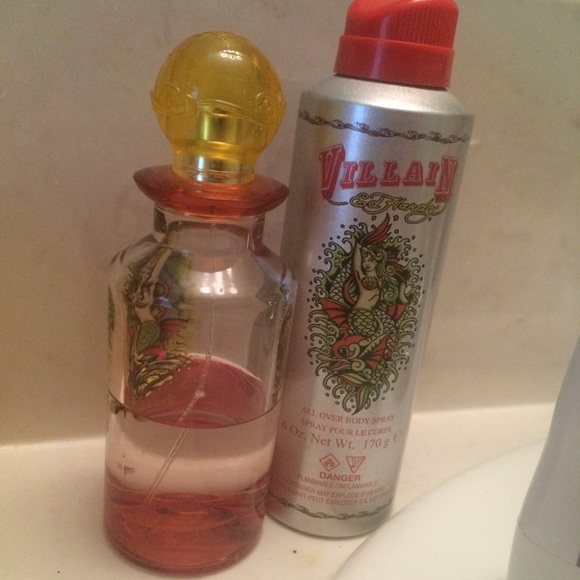 🌟SOLD🌟Villain Ed Hardy perfume and body spray
