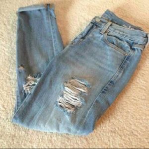 GAP Distressed Boyfriend Jeans