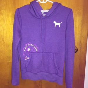 Victoria Secret purple hoodie