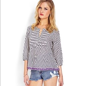 Forever 21 Spotted Top